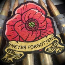 Load image into Gallery viewer, 'Never Forgotten' Poppy - May 2023 POTM - 4 inch Patch - LIMITED EXTENSION
