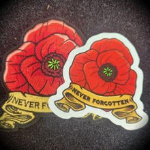 Load image into Gallery viewer, 'Never Forgotten' Poppy - May 2023 POTM - 4 inch Patch - LIMITED EXTENSION
