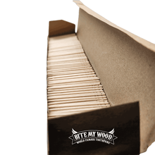 Load image into Gallery viewer, 10000 Qty BiteMyWood Birchwood Single Point Toothpicks In Cardboard Sleeve
