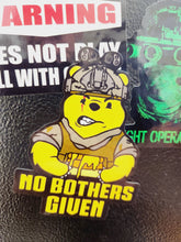 Load image into Gallery viewer, STICKER - No Bothers Given Tactical Pooh Bear Slap - Embrace the Honey Hunt
