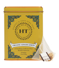 Load image into Gallery viewer, Organic Ginger Lemon, HT Tin of 20 Sachets
