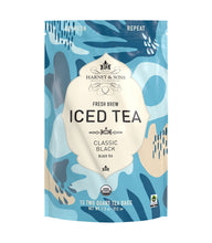 Load image into Gallery viewer, Organic Plain Black (Classic Black) Fresh Brew Iced Tea
