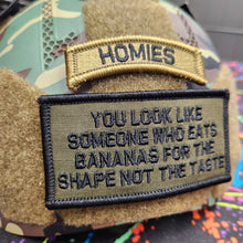 Load image into Gallery viewer, As Seen on Socials - You eat bananas for the shape - 2x4 Patch - Multiple Variants
