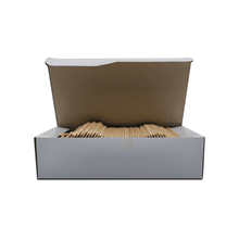 Load image into Gallery viewer, 1000 Qty Double Point Birchwood Toothpicks In Cardboard Reusable Box BiteMyWood Brand
