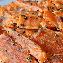 Load image into Gallery viewer, Garlic Butter Salmon Premium Fish Jerky
