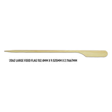 Load image into Gallery viewer, Flat Birchwood Food Stakes In Cardboard Reusable Box
