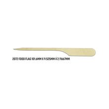 Load image into Gallery viewer, Flat Birchwood Food Stakes In Cardboard Reusable Box
