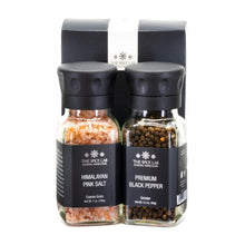 Load image into Gallery viewer, Himalayan Pink Salt (Coarse) &amp; Premium Black Pepper Set
