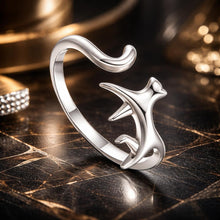 Load image into Gallery viewer, 925 Sterling Silver Oxidized Ring for Women
