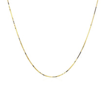 Load image into Gallery viewer, 14k Yellow Gold Classic Box Chain 0.45mm
