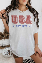 Load image into Gallery viewer, USA EST 1776 OVERSIZED GRAPHIC TEE
