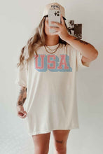 Load image into Gallery viewer, USA OVERSIZED GRAPHIC TEE
