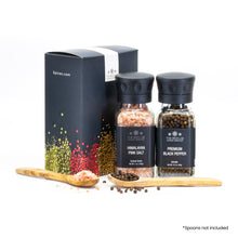 Load image into Gallery viewer, Himalayan Pink Salt (Coarse) &amp; Premium Black Pepper Set
