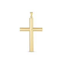 Load image into Gallery viewer, 14k Yellow Gold High Polish Classic Cross Pendant
