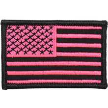 Load image into Gallery viewer, US Flag - 2x3 Patch - Black w/ Hot Pink

