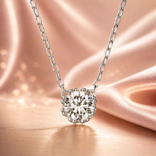 Load image into Gallery viewer, 925 Sterling Silver Adjustable Necklace with CZ Pendants for Women

