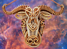 Load image into Gallery viewer, Customize Your Pure Copper Wire Wrapped Zodiac / Horoscope Sign Necklace
