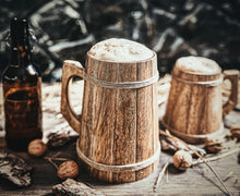 Load image into Gallery viewer, Wooden Tankard
