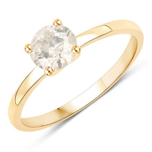 Load image into Gallery viewer, 0.72 Carat Genuine LB Diamond 14K Yellow Gold Ring
