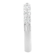 Load image into Gallery viewer, 14K White Gold 1/2 cttw Diamond 5-Stone Band Ring (H-I Clarity, SI2-I1 Color) - Size 7
