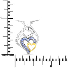 Load image into Gallery viewer, 0.28 Carat Genuine Tanzanite .925 Sterling Silver Pendant
