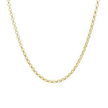 Load image into Gallery viewer, 14k Yellow Gold Rolo Chain 1.9mm
