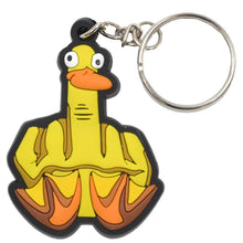 Load image into Gallery viewer, Duck You PVC Keychain
