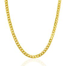 Load image into Gallery viewer, 4.4mm 14k Yellow Gold Solid Miami Cuban Chain
