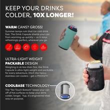 Load image into Gallery viewer, Drink Capsule - Keeps Drinks Cold 10X Longer
