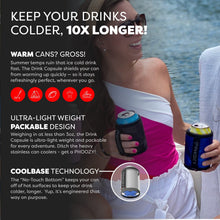 Load image into Gallery viewer, Drink Capsule - Keeps Drinks Cold 10X Longer
