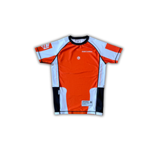 Load image into Gallery viewer, COMPETITOR SERIES SHORT SLEEVE RASH GUARD - ORANGE
