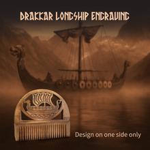 Load image into Gallery viewer, Bone Beard Comb - Drakkar
