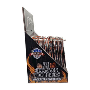 BiteMyWood 21 Bag 60 Pack Point Of Sale Counter Store Retail Display 2 Box Purchase