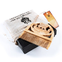 Load image into Gallery viewer, Bone Beard Comb - Drakkar
