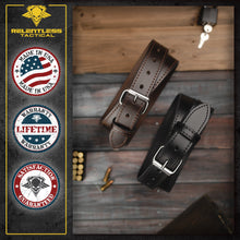 Load image into Gallery viewer, The Ultimate Steel Core Leather Gun Belt | Made in USA | 1 1/4&quot; Steel Reinforced Heavy Duty Concealed Carry Belt | Full Grain Leather CCW Gun Belt For Men | 1.25 inch Gun Belts for Men
