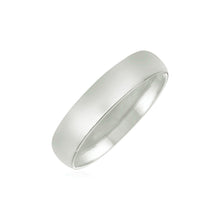 Load image into Gallery viewer, 14k White Gold 5mm Comfort Fit Wedding Band
