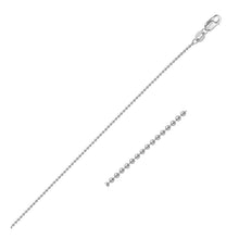 Load image into Gallery viewer, 14k White Gold Bead Chain 1.0mm
