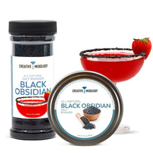 Load image into Gallery viewer, Black Obsidian Salt Cocktail Rimmer - 4317
