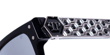 Load image into Gallery viewer, Philipp Plein Spp080 Plein Badge 23kt Gp Sunglasses
