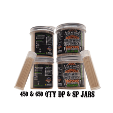 Load image into Gallery viewer, Unflavored Birchwood Toothpicks in Plastic Tube Or Jars
