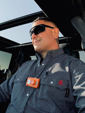 Load image into Gallery viewer, FR Pearl Snap Work Shirt - Shadow Black
