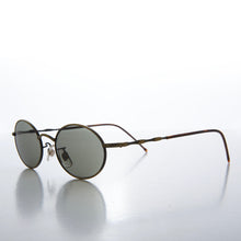 Load image into Gallery viewer, 90s Small Oval Metal Frame Sunglasses - Wu
