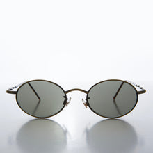 Load image into Gallery viewer, 90s Small Oval Metal Frame Sunglasses - Wu
