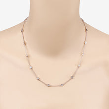 Load image into Gallery viewer, 1.62 Carat Genuine Morganite .925 Sterling Silver Necklace
