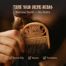 Load image into Gallery viewer, Bone Beard Comb - Drakkar
