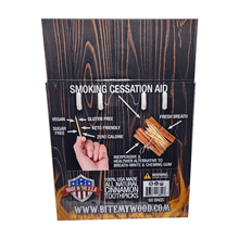 Load image into Gallery viewer, BiteMyWood 21 Bag 60 Pack Point Of Sale Counter Store Retail Display 2 Box Purchase
