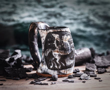 Load image into Gallery viewer, Horn Tankard Mug
