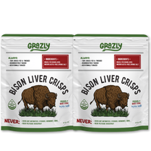 Load image into Gallery viewer, Bison Liver Crisps - 100% Grass-Fed/Finished
