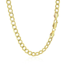 Load image into Gallery viewer, 5.3mm 10k Yellow Gold Curb Chain
