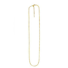 Load image into Gallery viewer, Endless Adjustable Box Chain in 14k Yellow Gold (0.95 mm)
